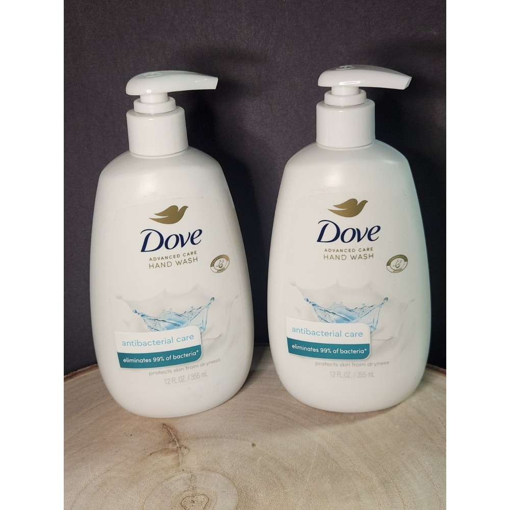 2~Dove Care &‎ Protect Daily Use Fresh Women's Antibacterial Hand Soap 12 oz Ea
